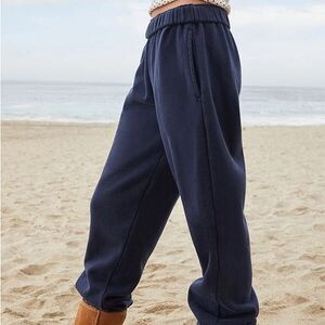 Brandy Melville Navy Blue Cozy Sweatpants